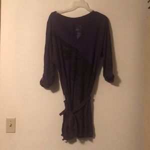 Black & Purple Size XL Miley Cyrus Max Adria Dress